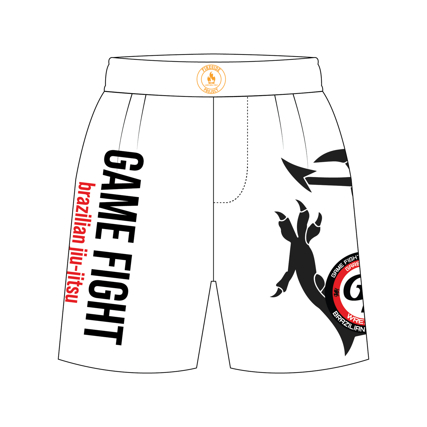 GAME FIGHT Fireside Project BJJ Shorts 3