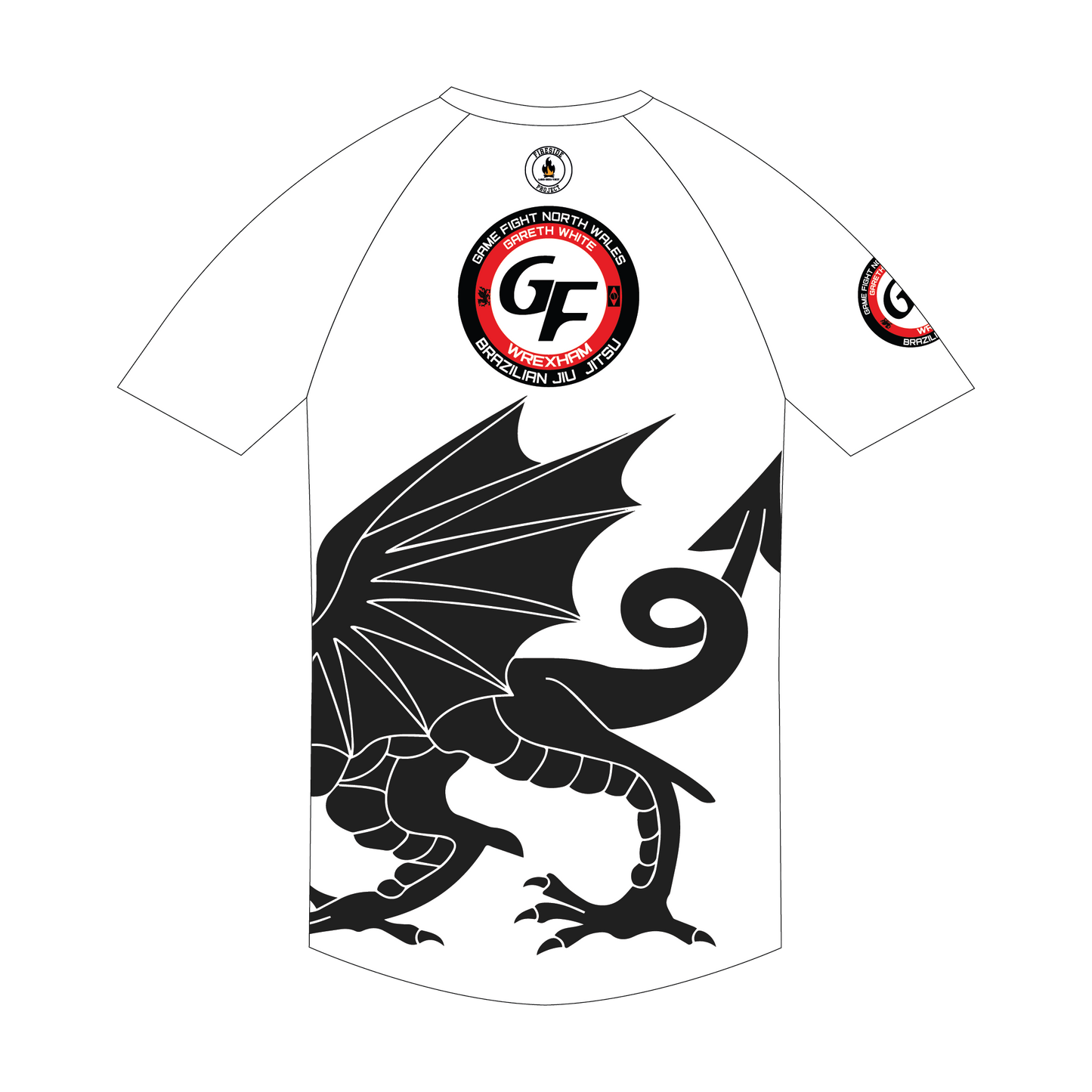 GAME FIGHT Fireside Project Short Sleeve Rash Guard 3